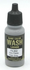 Vallejo Game Color: Pale Grey Wash (17ml)